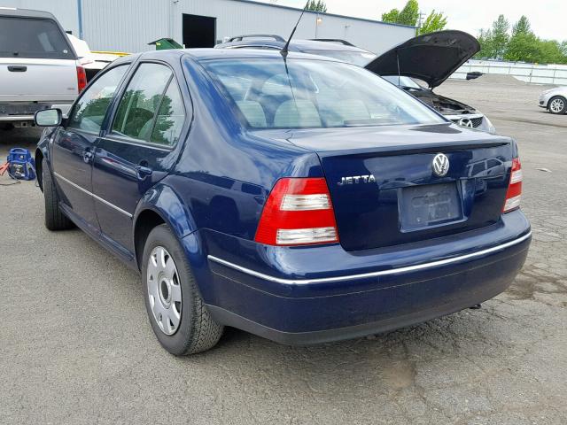 3VWRK69M64M020974 - 2004 VOLKSWAGEN JETTA GL BLUE photo 3