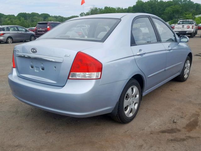 KNAFE122375454964 - 2007 KIA SPECTRA EX SILVER photo 4