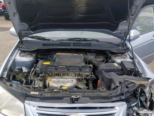 KNAFE122375454964 - 2007 KIA SPECTRA EX SILVER photo 7