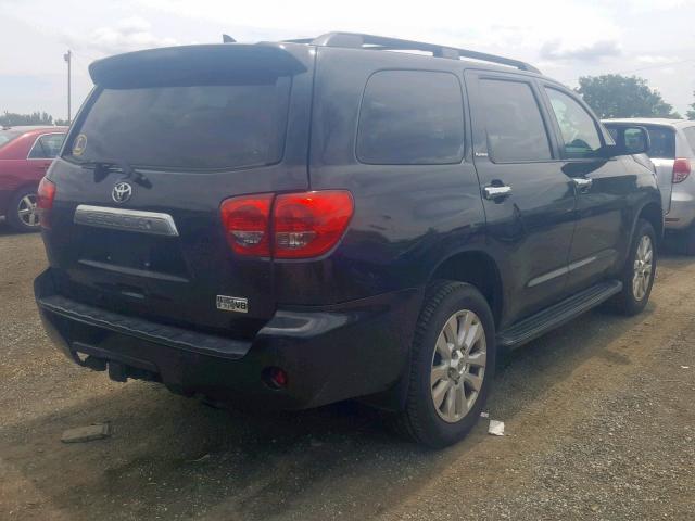 5TDDY5G12CS067688 - 2012 TOYOTA SEQUOIA PL BLACK photo 4