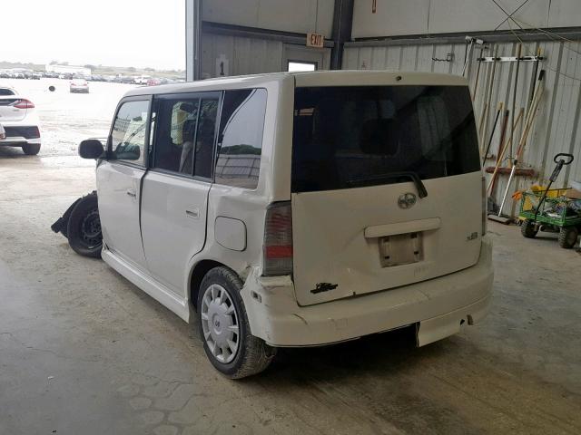 JTLKT324X64080284 - 2006 TOYOTA SCION XB 白色 照片 3