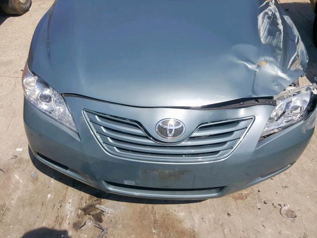 4T1BE46K27U635553 - 2007 TOYOTA CAMRY NEW GREEN photo 7