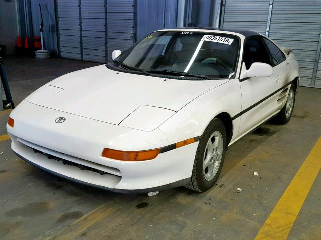 JT2SW21N4M0008694 - 1991 TOYOTA MR2 SPORT WHITE photo 2