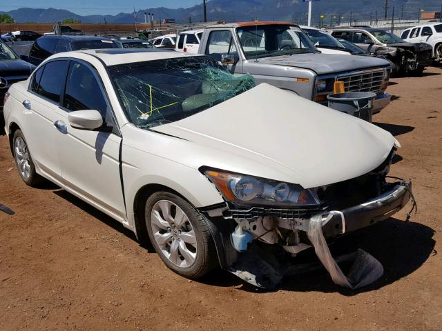 1HGCP368X9A050386 - 2009 HONDA ACCORD EXL WHITE photo 1