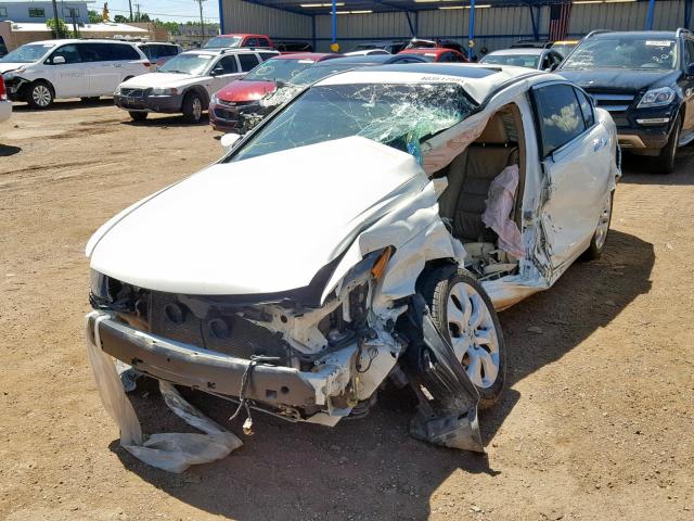 1HGCP368X9A050386 - 2009 HONDA ACCORD EXL WHITE photo 2