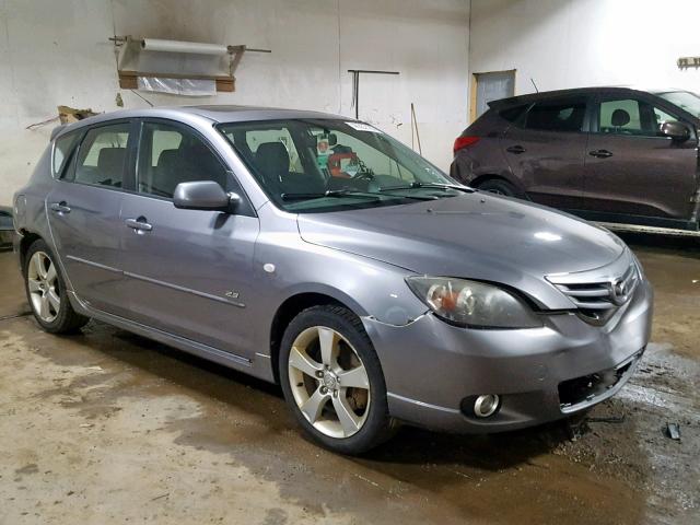 JM1BK343551227033 - 2005 MAZDA 3 HATCHBAC GRAY photo 1