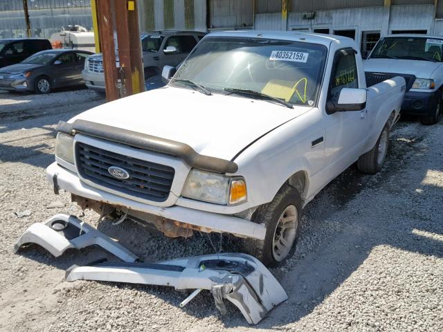 1FTYR10U77PA44452 - 2007 FORD RANGER WHITE photo 2