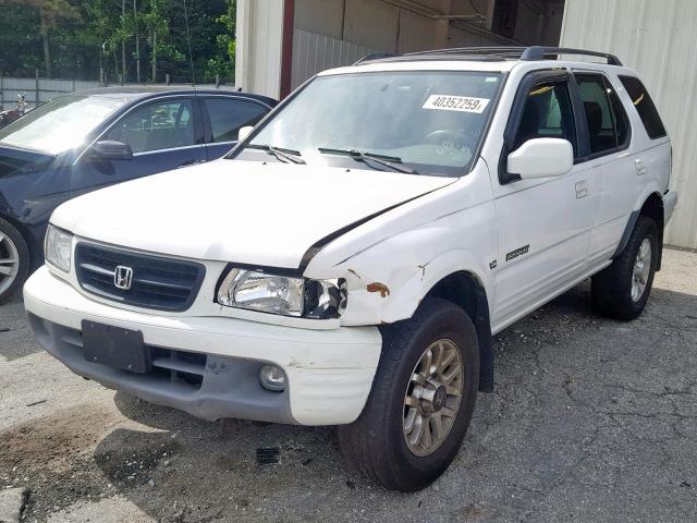 4S6CK58WX14416969 - 2001 HONDA PASSPORT E თეთრი ფოტო 2