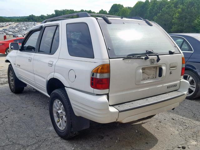 4S6CK58WX14416969 - 2001 HONDA PASSPORT E თეთრი ფოტო 3