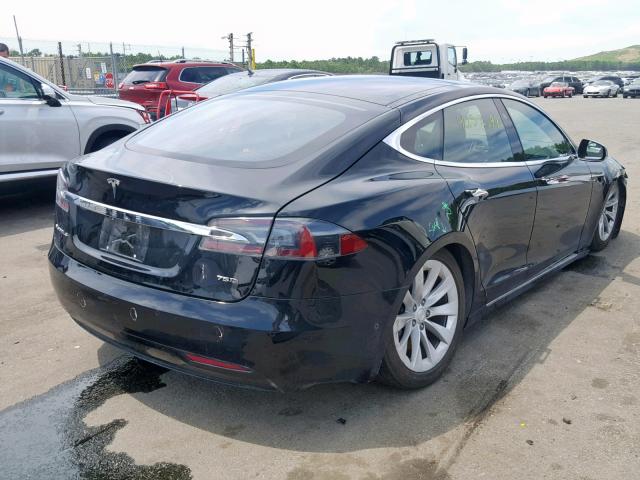 5YJSA1E24GF167933 - 2016 TESLA MODEL S BLACK photo 4