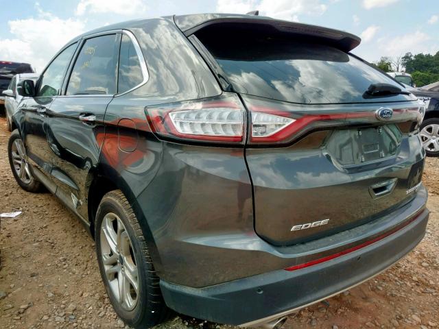 2FMPK3K96HBB20168 - 2017 FORD EDGE TITAN GRAY photo 3