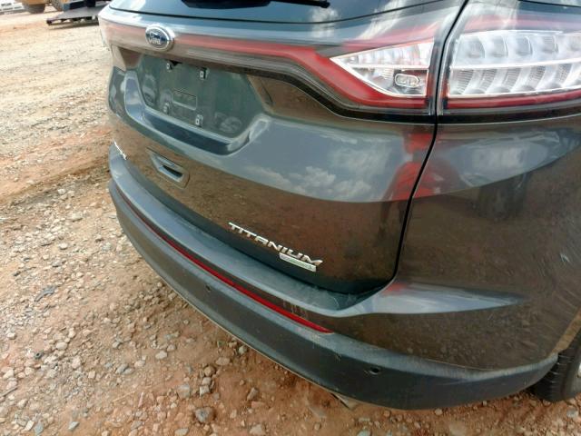 2FMPK3K96HBB20168 - 2017 FORD EDGE TITAN GRAY photo 9