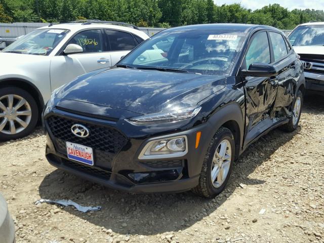 KM8K12AAXJU127949 - 2018 HYUNDAI KONA SE BLACK photo 2