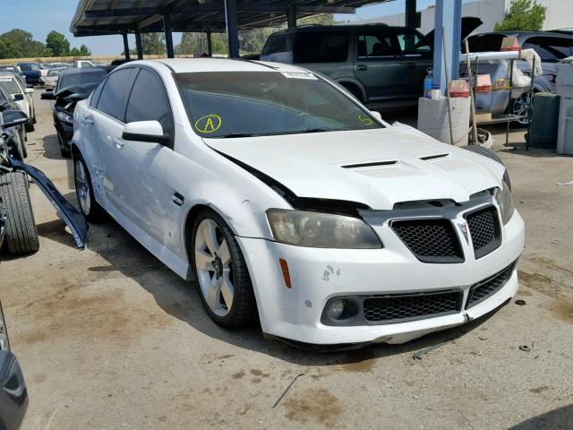 6G2EC57Y29L170692 - 2009 PONTIAC G8 GT WHITE photo 1