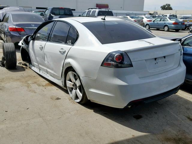 6G2EC57Y29L170692 - 2009 PONTIAC G8 GT WHITE photo 3