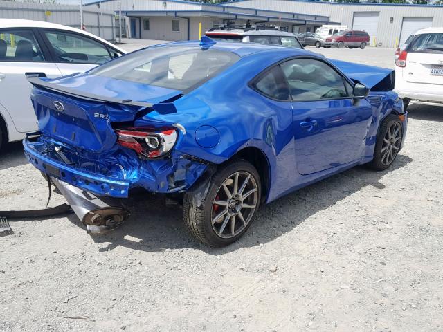 JF1ZCAC19H9603387 - 2017 SUBARU BRZ 2.0 LI BLUE photo 4