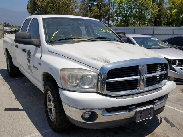 1D7HA18278J134947 - 2008 DODGE RAM 1500 S WHITE photo 1