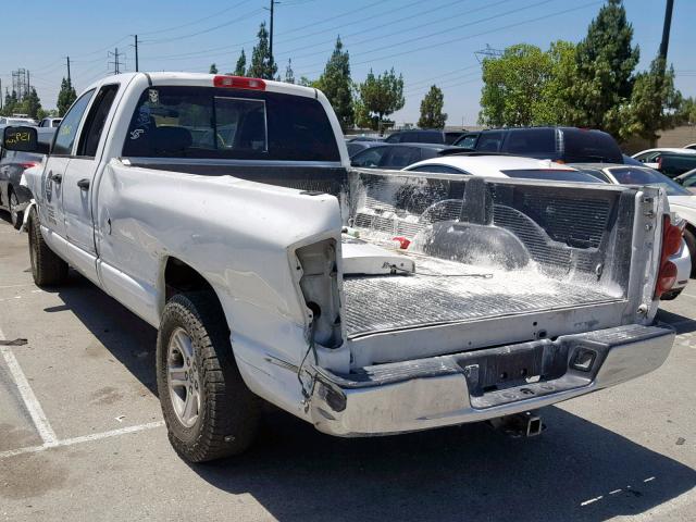 1D7HA18278J134947 - 2008 DODGE RAM 1500 S WHITE photo 3