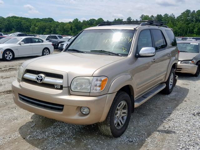 5TDBT48A67S277795 - 2007 TOYOTA SEQUOIA LI TAN photo 2