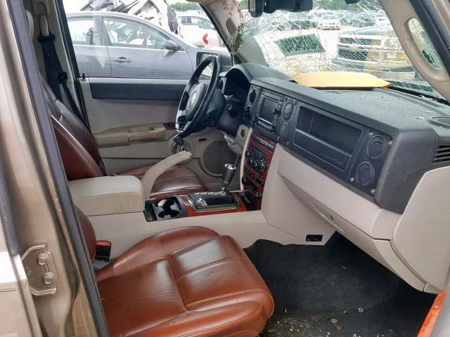 1J8HG58N76C295965 - 2006 JEEP COMMANDER 灰色 照片 5