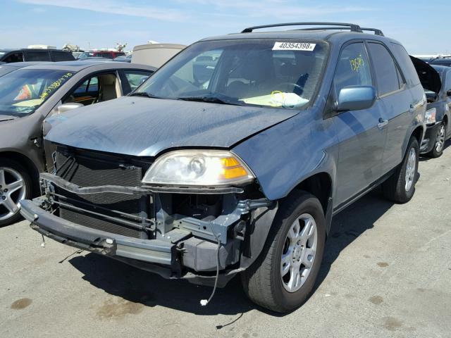 2HNYD18855H530209 - 2005 ACURA MDX TOURIN BLUE photo 2