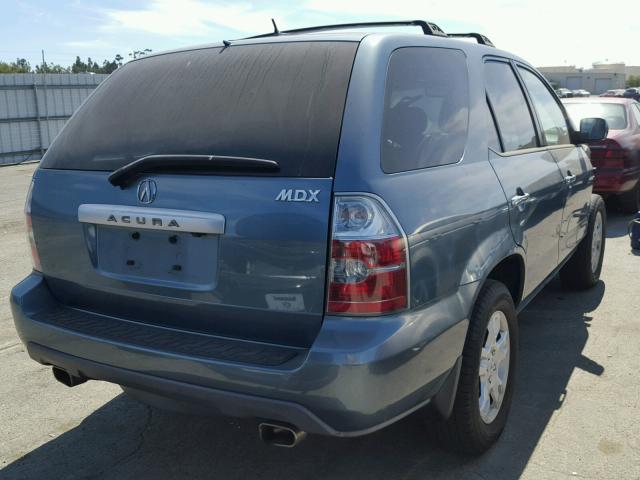 2HNYD18855H530209 - 2005 ACURA MDX TOURIN BLUE photo 4