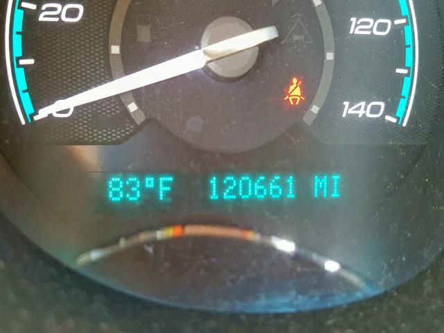 1G1ZC5EBXAF266753 - 2010 CHEVROLET MALIBU 1LT BLACK photo 8