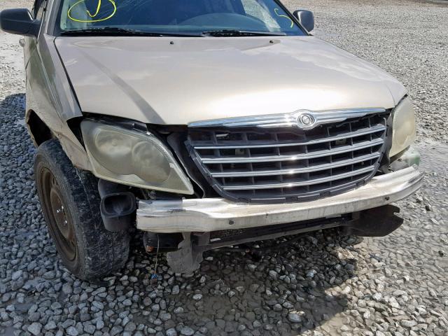 2A8GF68426R852963 - 2006 CHRYSLER PACIFICA T GOLD photo 9