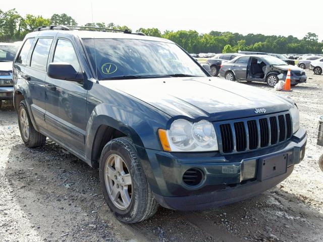 1J4GS48K65C569750 - 2005 JEEP GRAND CHER TEAL photo 1