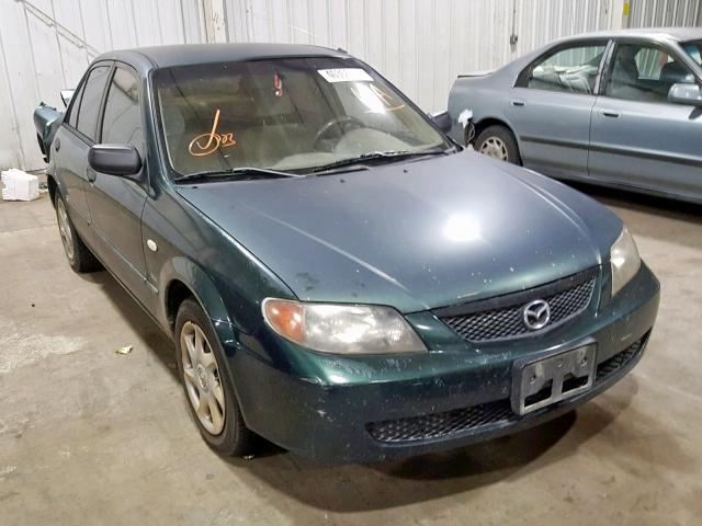 JM1BJ225531215723 - 2003 MAZDA PROTEGE DX GREEN photo 1