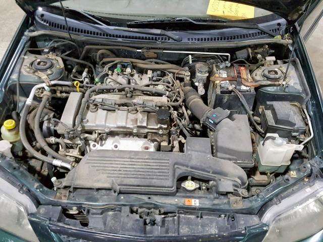 JM1BJ225531215723 - 2003 MAZDA PROTEGE DX GREEN photo 7