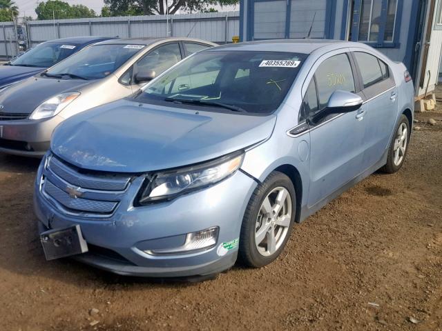 1G1RE6E47EU173563 - 2014 CHEVROLET VOLT BLUE photo 2