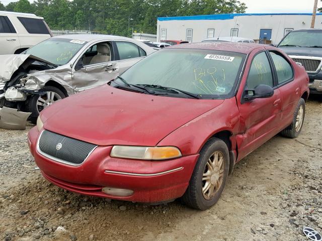 1C3FJ56X8VN598034 - 1997 CHRYSLER CIRRUS BURGUNDY photo 2