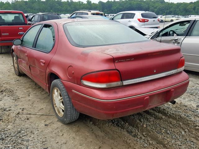 1C3FJ56X8VN598034 - 1997 CHRYSLER CIRRUS BURGUNDY photo 3