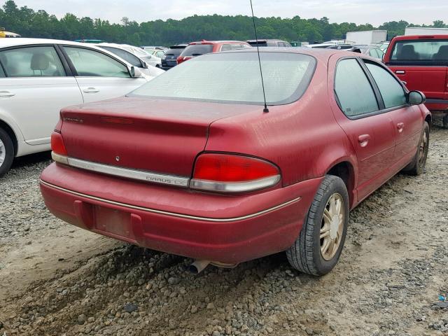 1C3FJ56X8VN598034 - 1997 CHRYSLER CIRRUS BURGUNDY photo 4