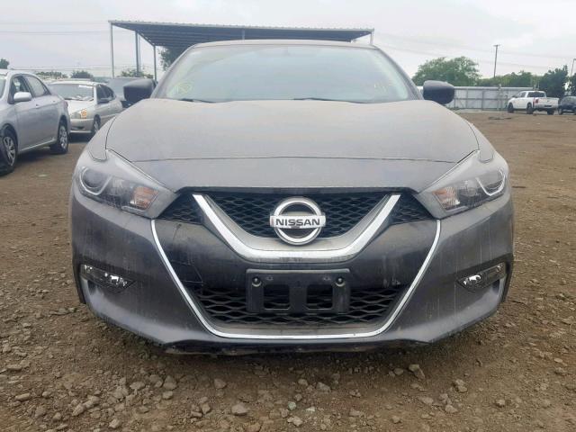 1N4AA6AP3HC411652 - 2017 NISSAN MAXIMA 3.5 CHARCOAL photo 9