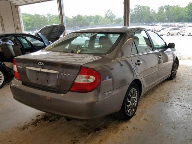 4T1BE32K34U885010 - 2004 TOYOTA CAMRY LE GRAY photo 4