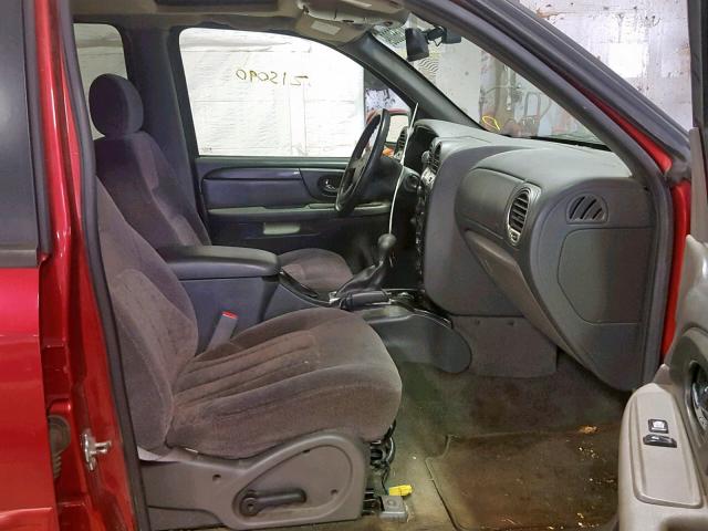 1GKDT13SX42438938 - 2004 GMC ENVOY RED photo 5