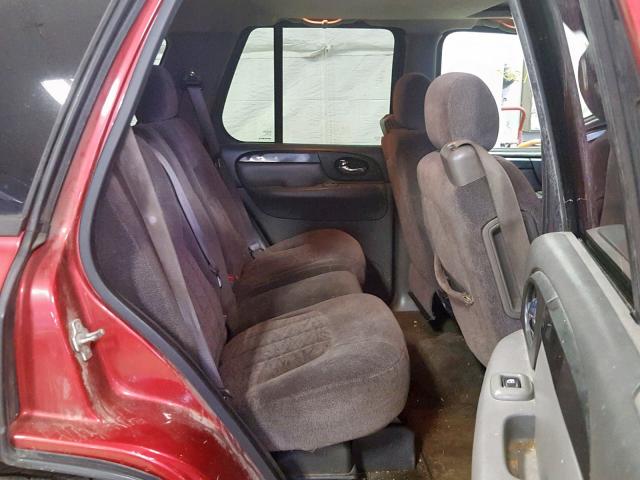 1GKDT13SX42438938 - 2004 GMC ENVOY RED photo 6