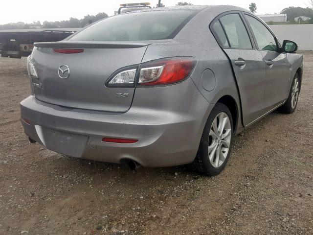 JM1BL1S53A1151960 - 2010 MAZDA 3 S SILVER photo 4