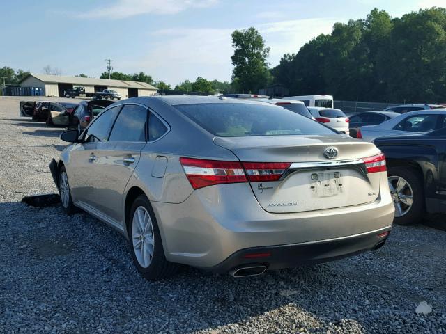 4T1BK1EB7FU159419 - 2015 TOYOTA AVALON XLE BEIGE photo 3
