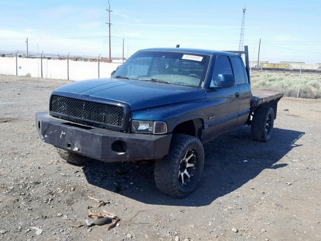 1B7KF2364XJ522170 - 1999 DODGE RAM 2500 GREEN photo 2