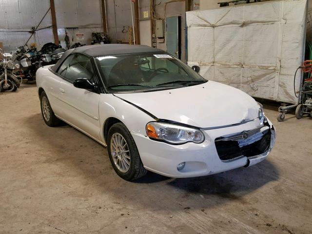 1C3EL55R04N276547 - 2004 CHRYSLER SEBRING LX WHITE photo 1