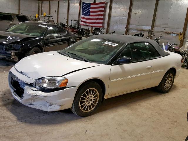 1C3EL55R04N276547 - 2004 CHRYSLER SEBRING LX WHITE photo 9