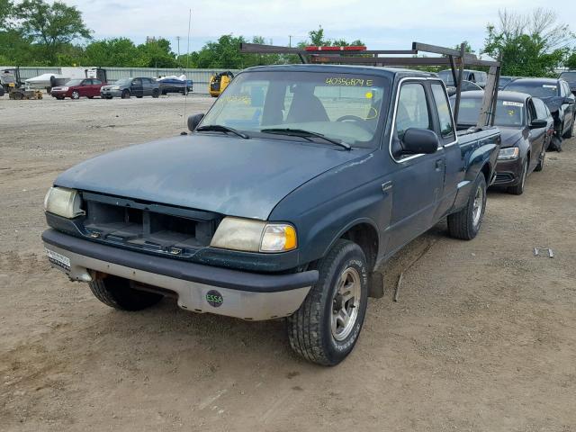 4F4YR16C1XTM25792 - 1999 MAZDA B2500 CAB GREEN photo 2