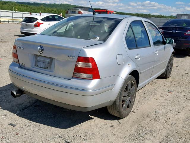 3VWSE69MX4M035504 - 2004 VOLKSWAGEN JETTA GLS GRAY photo 4