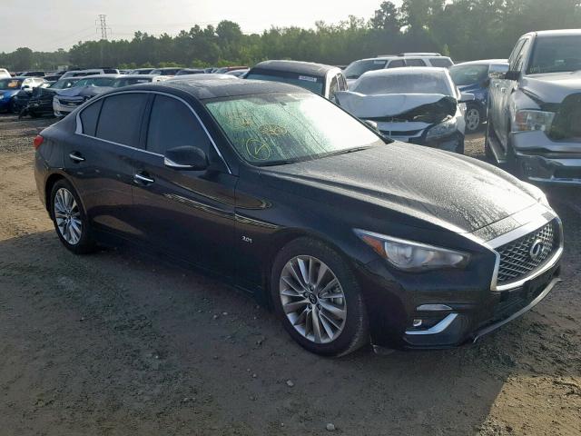 JN1EV7AP8KM519369 - 2019 INFINITI Q50 LUXE BLUE photo 1