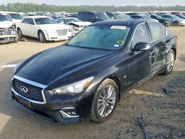 JN1EV7AP8KM519369 - 2019 INFINITI Q50 LUXE BLUE photo 2