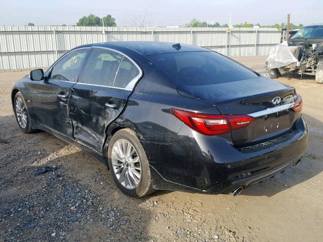 JN1EV7AP8KM519369 - 2019 INFINITI Q50 LUXE BLUE photo 3