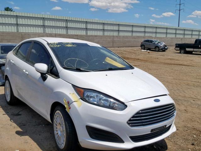 3FADP4AJ0JM134961 - 2018 FORD FIESTA S WHITE photo 1